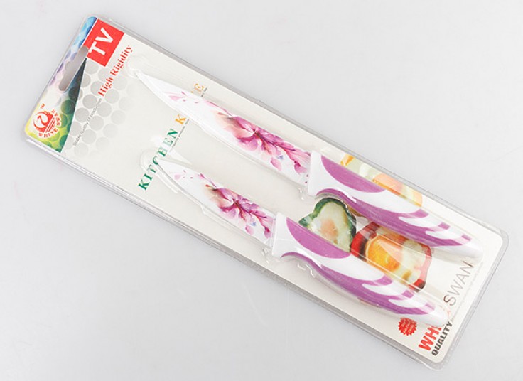 چاقو آشپزخانه گلدار