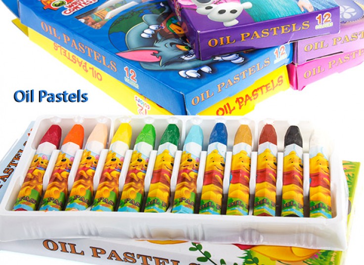 پاستل روغنی 12 رنگ