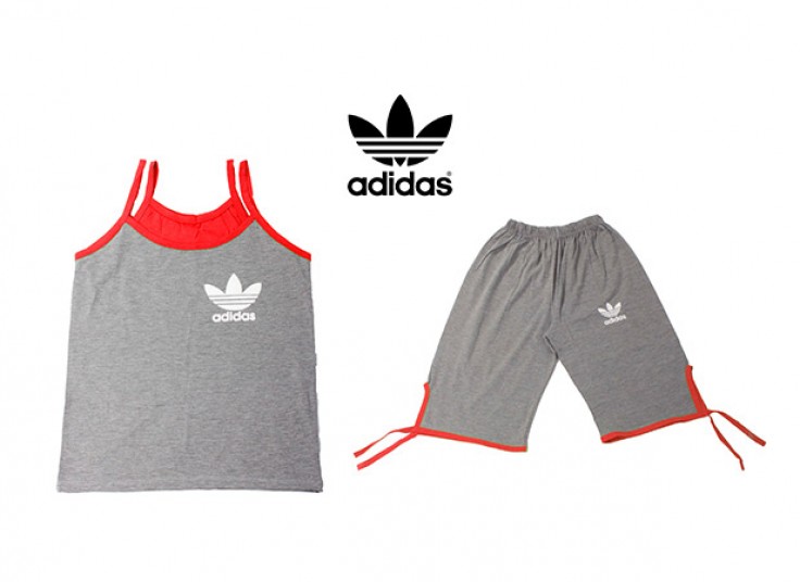 تاپ و شلوارک زنانه adidas