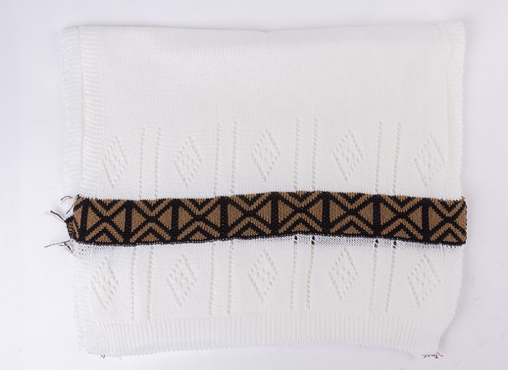 شال بافت زمستانی cribriform