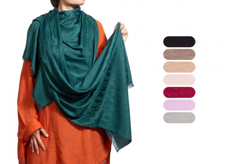 شال زنانه طرح Dior