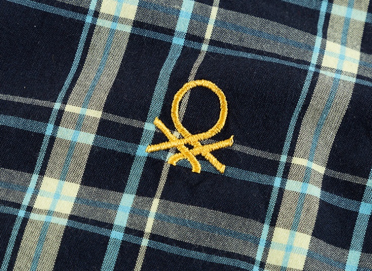 پیراهن چهارخانه مردانه Benetton