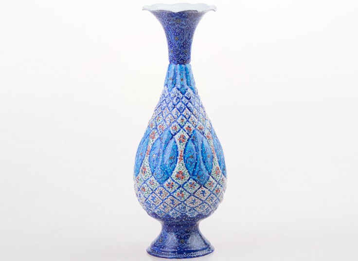 گلدان میناکاری