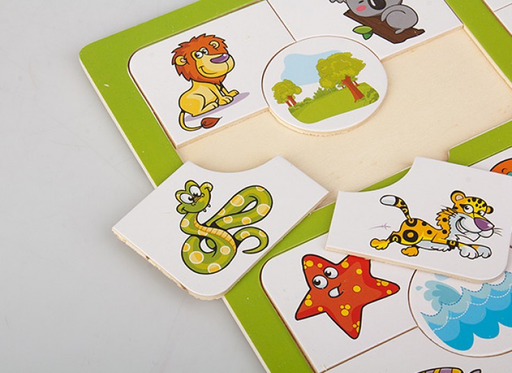 دو مدل پازل چوبی