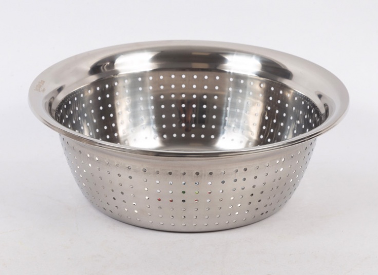 آبکش و لگن استیل Unique