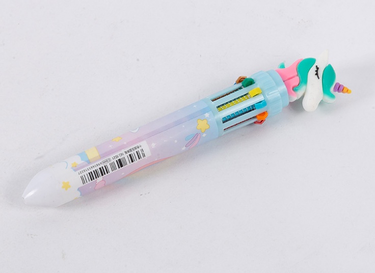 خودکار 10 رنگ طرح Unicorn