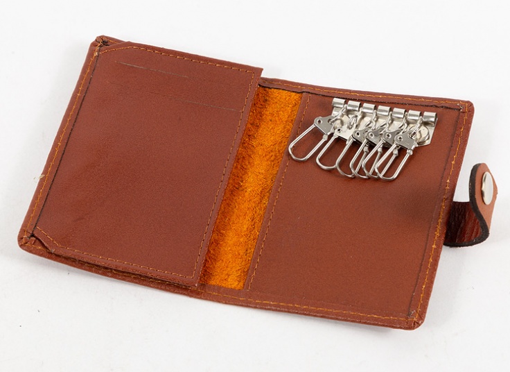 کیف جاکارتی و جاکلیدی چرم طبیعی