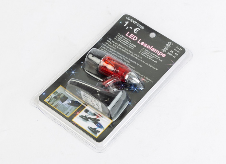 چراغ مطالعه LED گیره‌ای