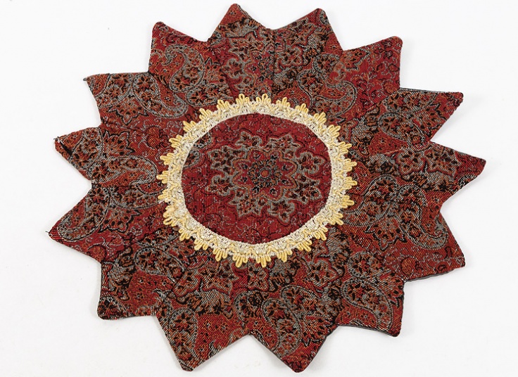 رومیزی ترمه طرح ستاره