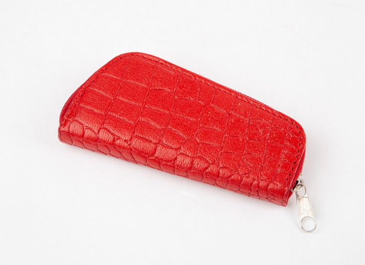 جا کلیدی چرمی زیپ دار