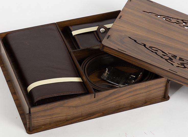 ست هدیه چرم طبیعی