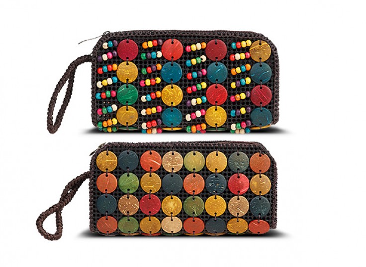 کیف چندکاره Wooden button