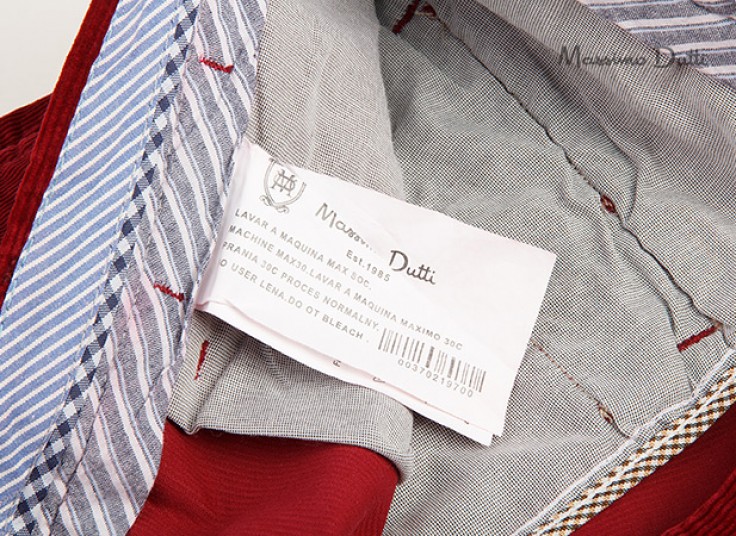 شلوار مخمل کبریتی مردانه Massio Dutti