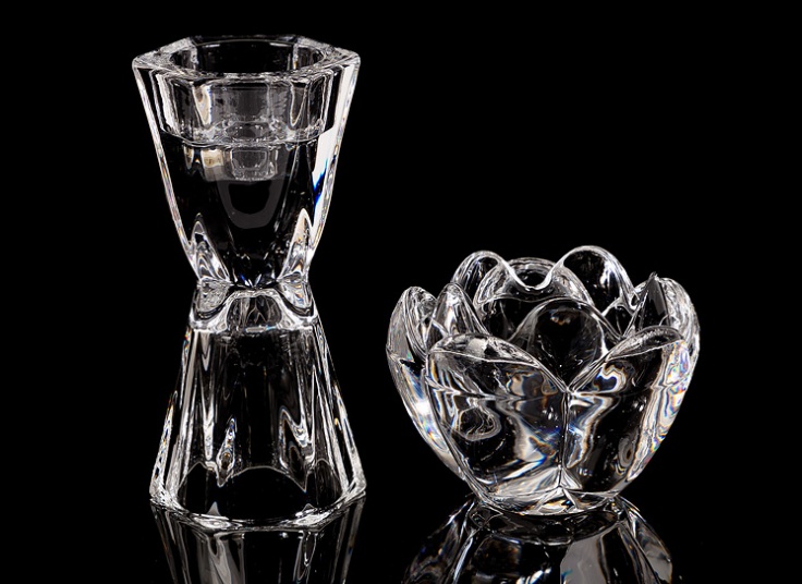 جا شمعی شیشه ای