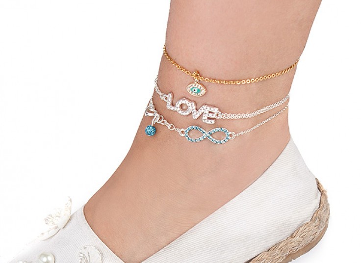 پابند نگین دار