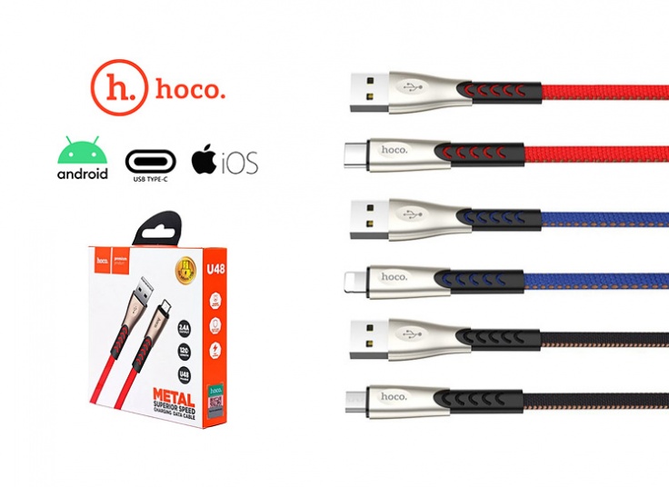کابل شارژ hoco مدل U48