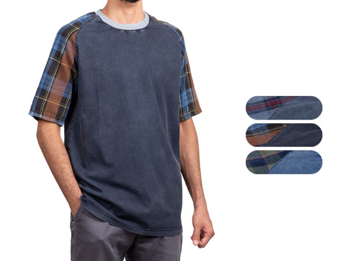 تیشرت کبریتی مردانه طرح LV