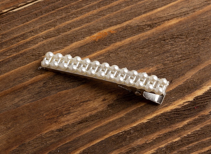 گیره مو انبری مرواریدی