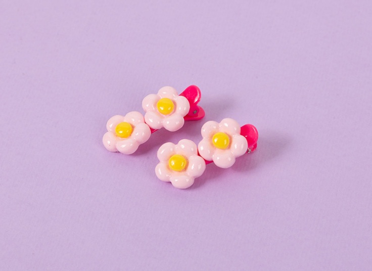 گیره مو انبری طرح گل