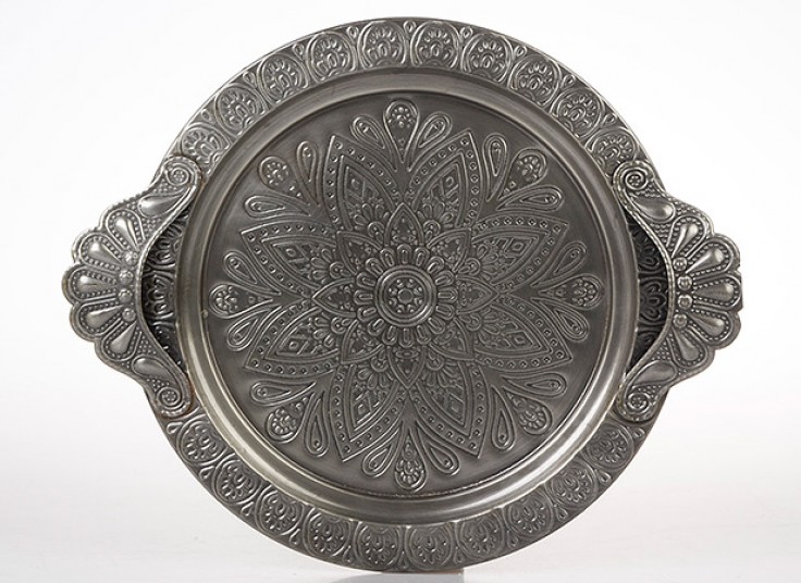 سینی فلزی طرح برجسته