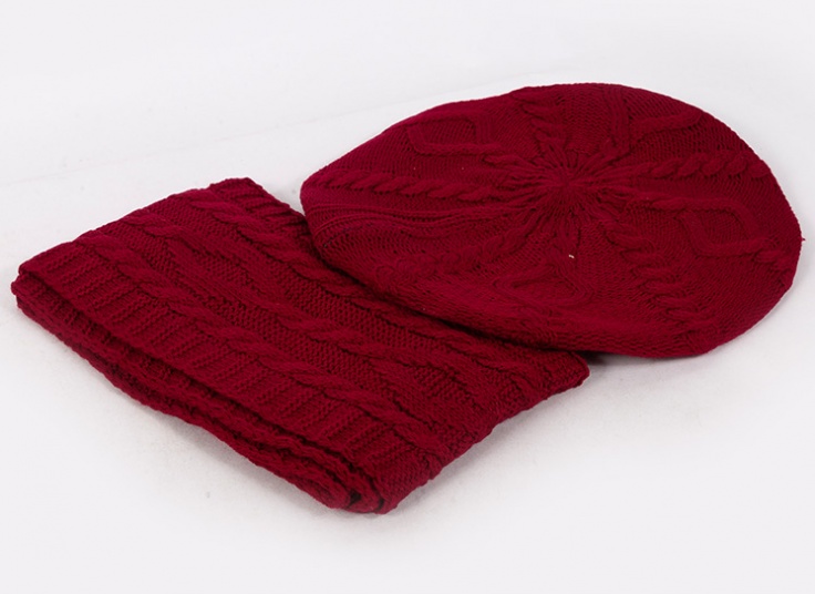 ست کلاه فرانسوی و شال گردن