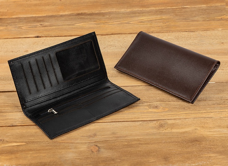 کیف پول کتی چرم طبیعی