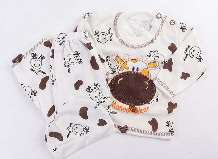 ست سه تکه نوزادی baby papion