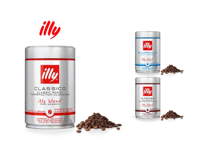 انواع دانه قهوه illy