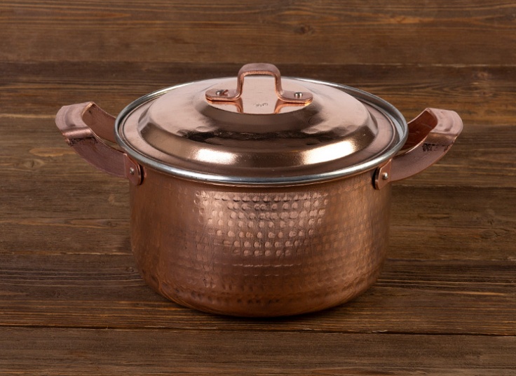 ظروف آشپزخانه مسی