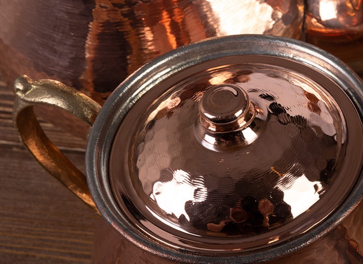 ظروف آشپزخانه مسی