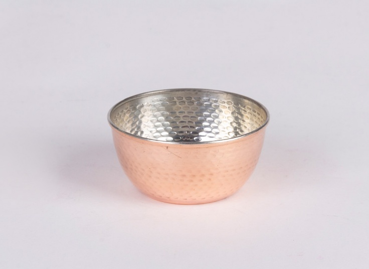 ظروف مسی چکش کاری شده