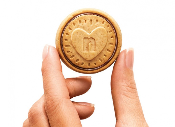 بیسکوییت کرمدار nutella