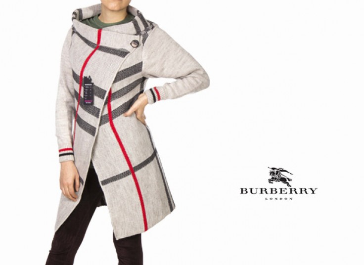 پانچو طرح Burberry
