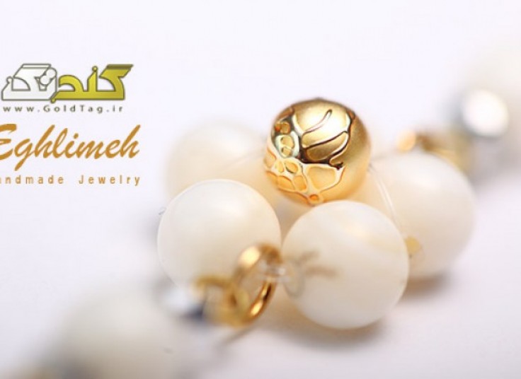 دستبند ، گوشواره ، گردنبند صدف Eghlimeh