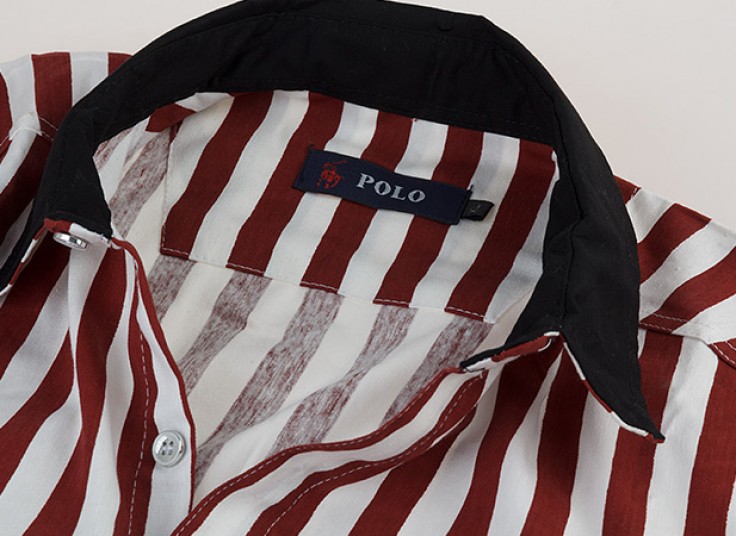 پیراهن راه راه مردانه طرح POLO