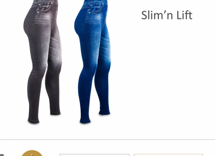 لگ طرح جین Slim Lift