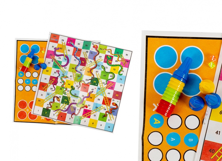 منچ و مارپله پارچه ای