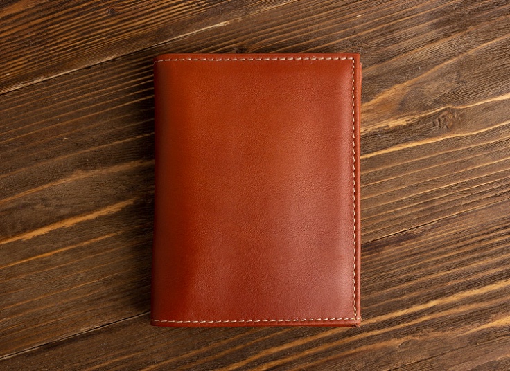 کیف پول چرم طبیعی مدل جیبی