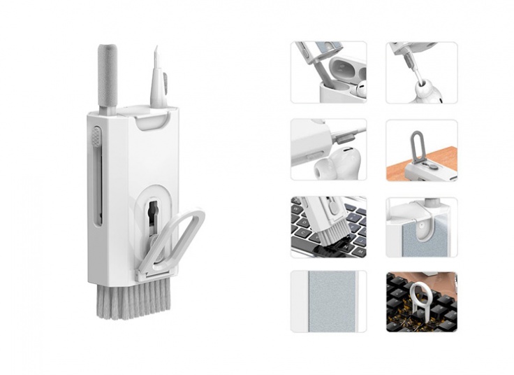 کیت تمیزکننده حرفه‌ای ایرپاد و دوربین 8 در 1