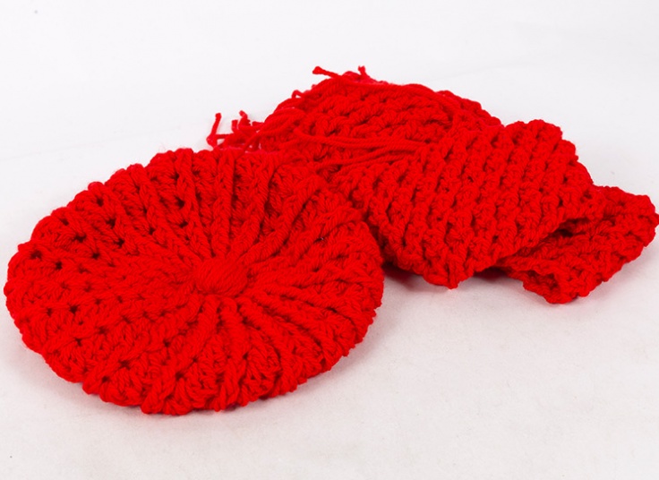 ست کلاه فرانسوی و شال گردن