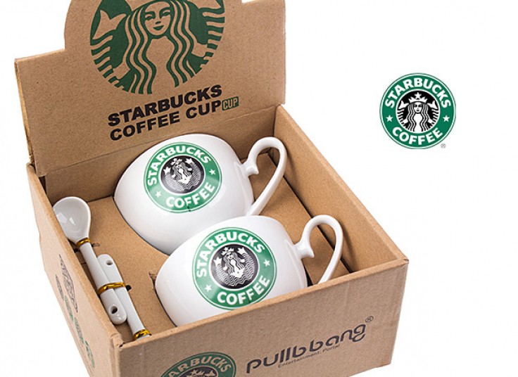 ست ماگ و قاشق STARBUCKS کد 752