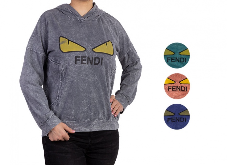 بلوز زنانه کلاهدار FENDI