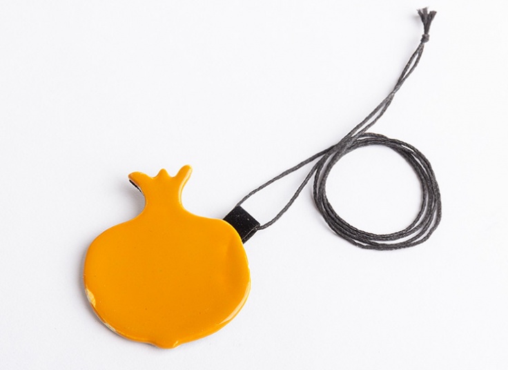 گردنبند انار سفالی