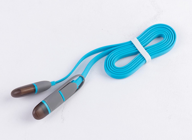 کابل دو سر آیفون و اندروید