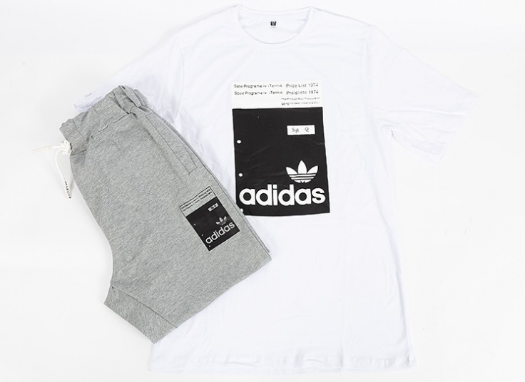 ست تیشرت شلوار طرح Adidas