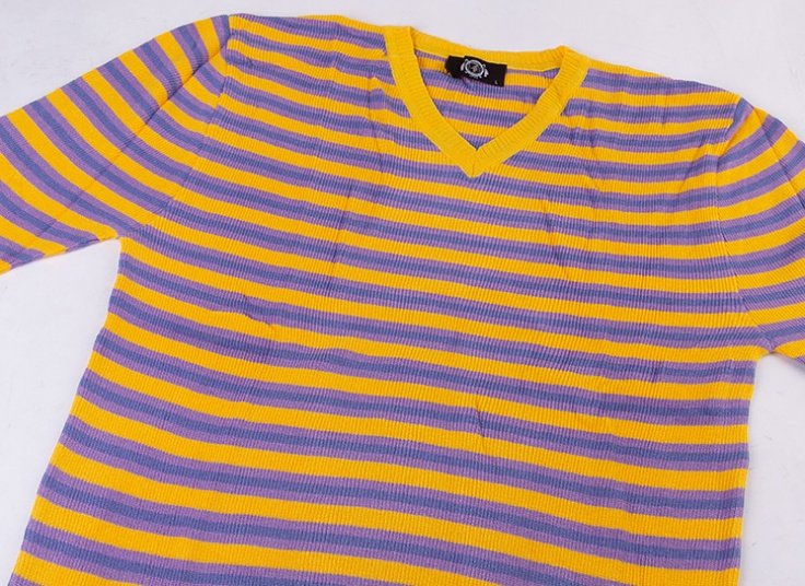 بافت راه راه یقه هفت Polo