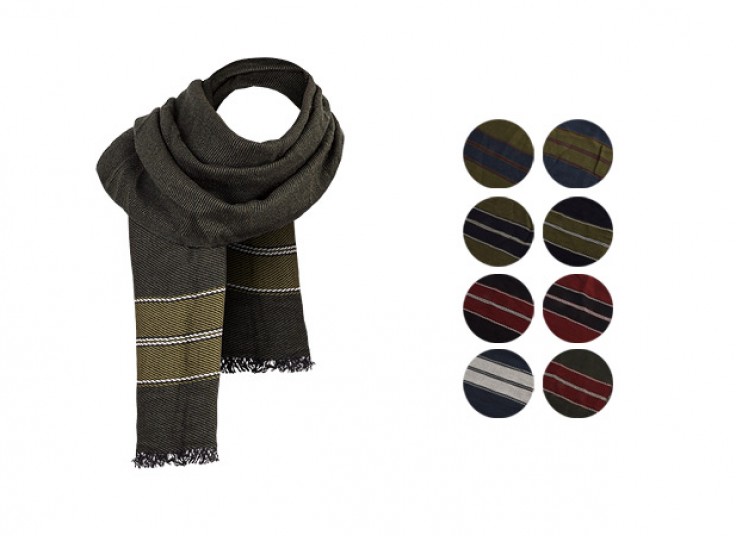 شال بافت زنانه bicolor