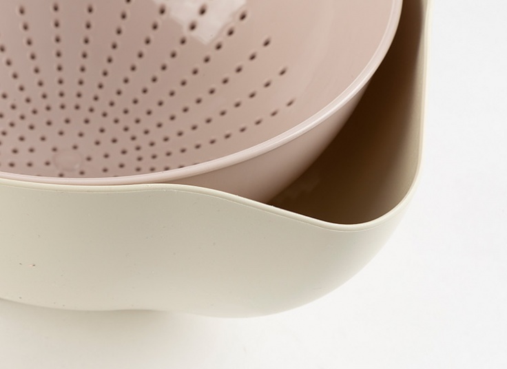 ست کاسه و آبکش استپ دار Dima