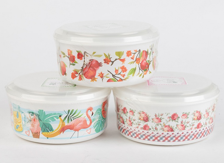 ست ظرف 5 تکه درب دار