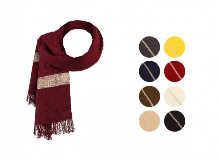 شال زنانه Golden bar